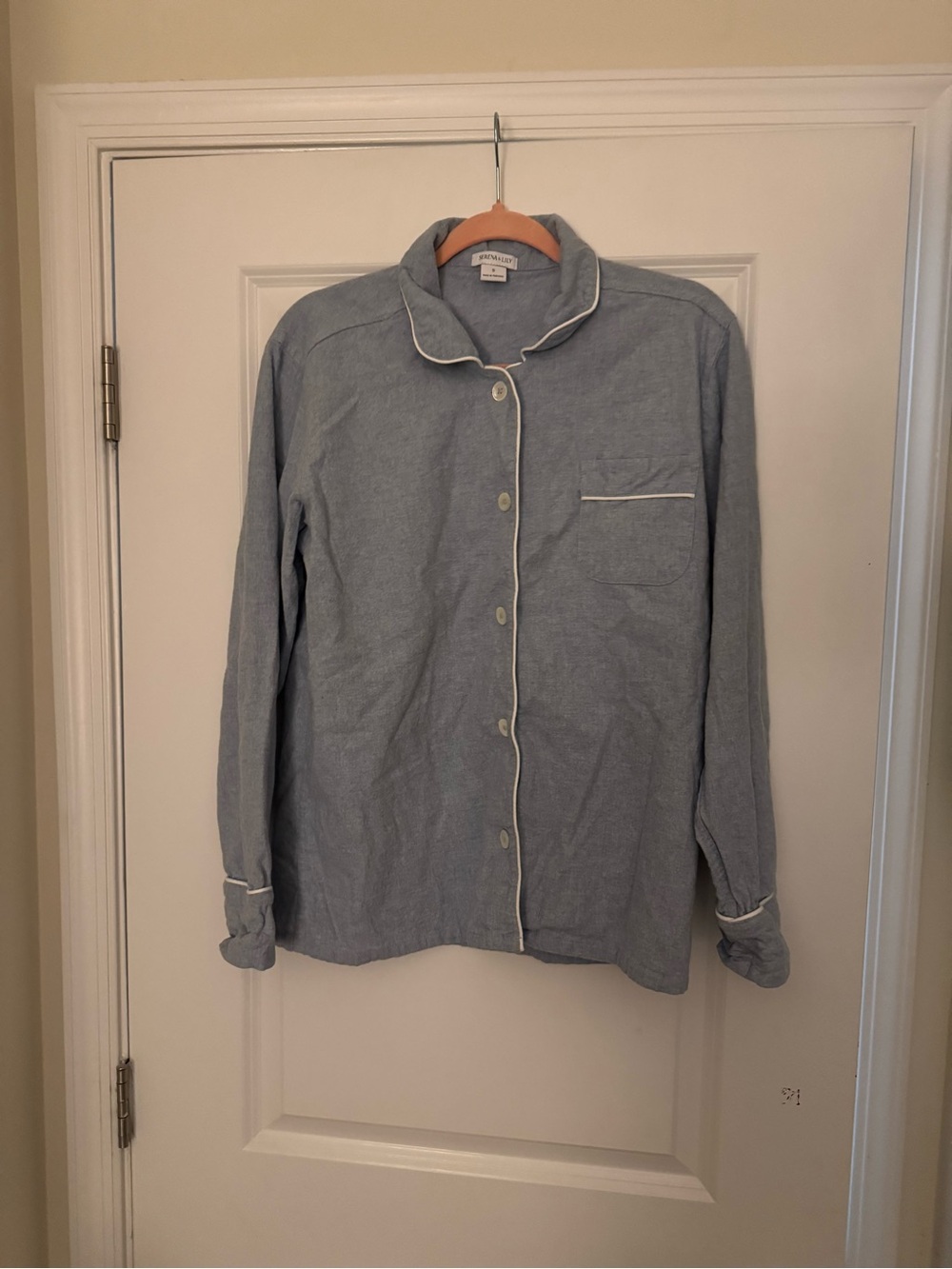 Serena & Lily pj top size small